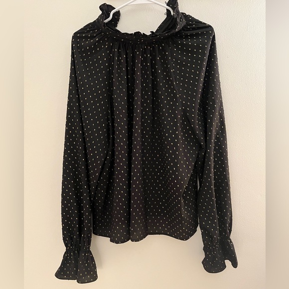 NWT Mock Neck Blouse — XL - Picture 3 of 13